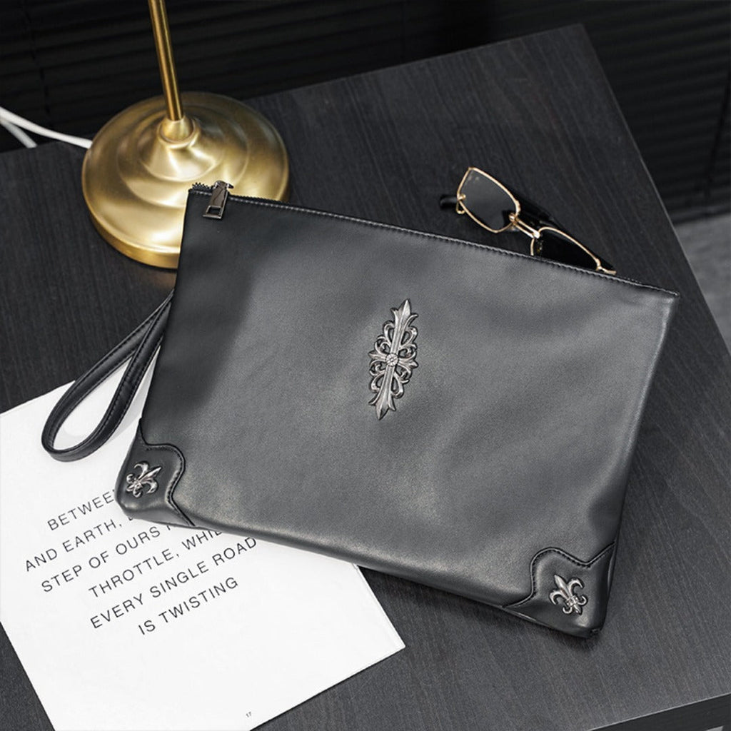 Unisex stylish fashion evening clutch bags rivet messenger bags iPad wrist bags, wristlet purses,