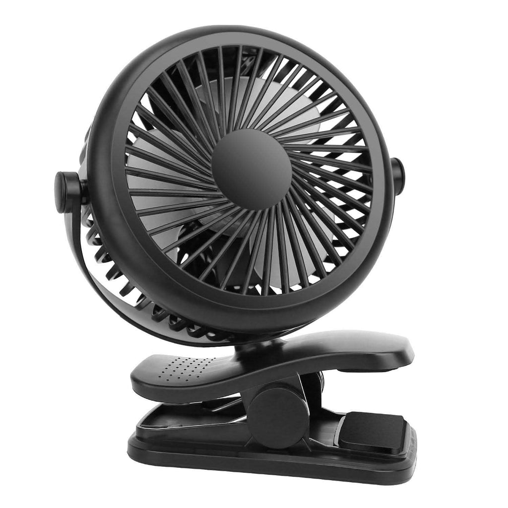 360 Degree Clip On Fan Quiet Rechargeable