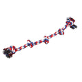 Large Dog Pet Toy Durable Chew Cotton Rope Five-Knot Dog Pet Supplies for Dogs and Cats
