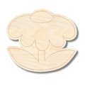 Unfinished Wood Etched Flower Shape | Paint By Line Crafts | up to 30" DIY