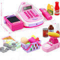 Simulation supermarket cash register set