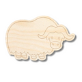 Unfinished Wood Etched Buffalo Shape | Paint By Line Crafts | up to 30" DIY