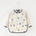 Baby Dinner Coverall Bib Spring And Autumn Long Sleeve Apron