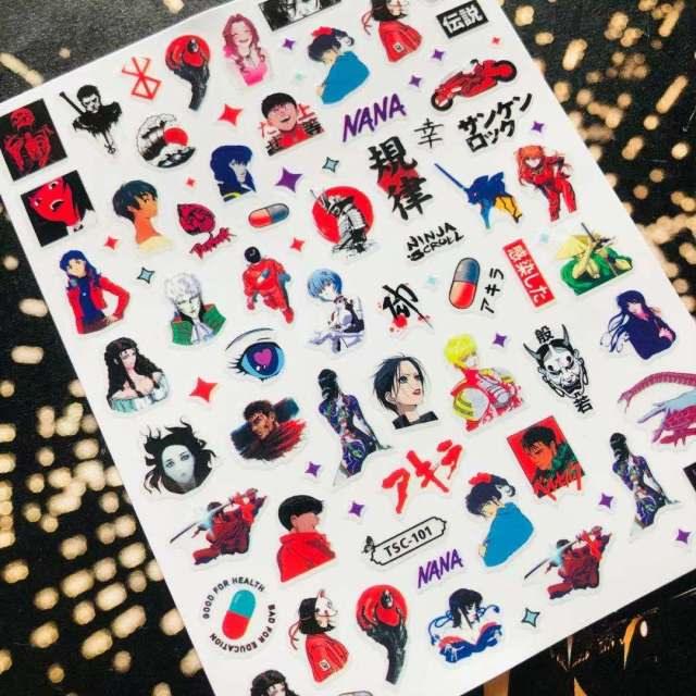 3D Nail Art Stickers Decal Template Nail Tool Decorations Nail Slider  Metallic Nail Art Stickers Set Love Metal Nail Studs Decals for Women Nail Decorations Accessories Metal Curve Stripe Lines Design Letter Nail Sticker Decoration