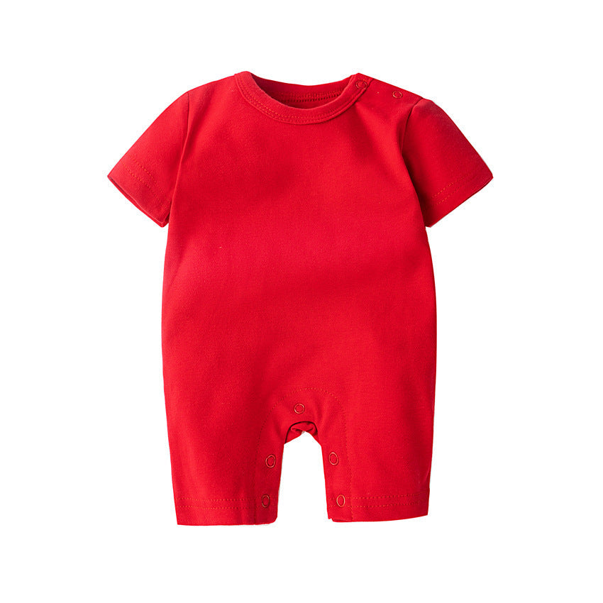Baby And Infant Cotton Short-sleeve Shirt