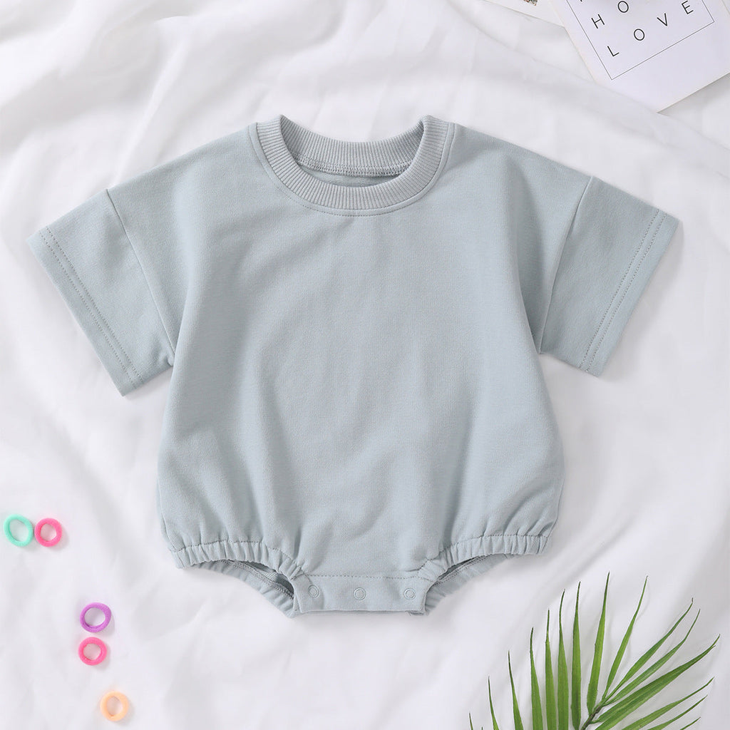 Short-sleeve Organic Cotton Romper