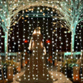 3m x 2m Cool White Waterproof Curtain Fairy String Lights with 8 Modes