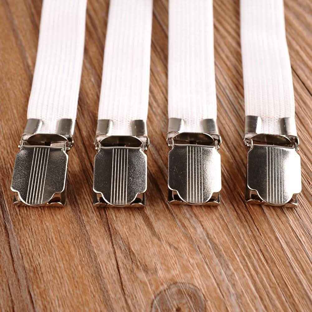 4-Pack: Fitted Bed Sheet Fasteners