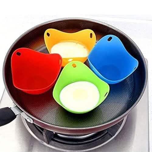 4-Pack: Silicone Egg Cooker