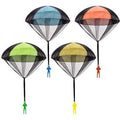 4-Pack: Tangle Free Throwing Toy Parachute