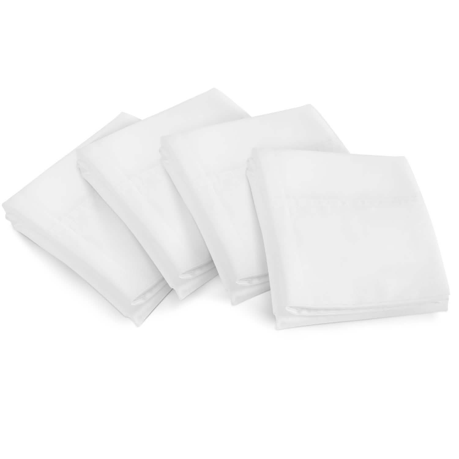4-Piece Set: Bamboo Premium Ultra Soft Pillow Case - Assorted Sizes