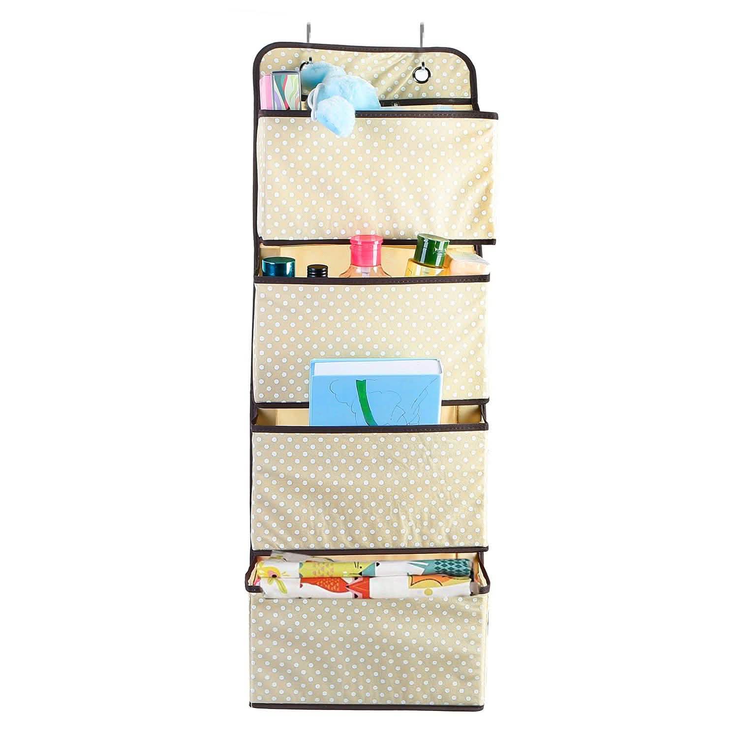 4-Pockets Wall Mount Closet Storage Organizer
