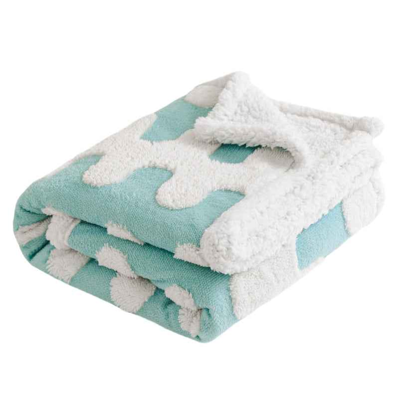 Pet waterproof blanket flannel comfortable cotton fleece Sherpa thick pet blanket