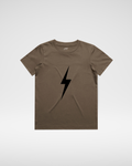 DARK NAVY BOLT TEE - BROWN
