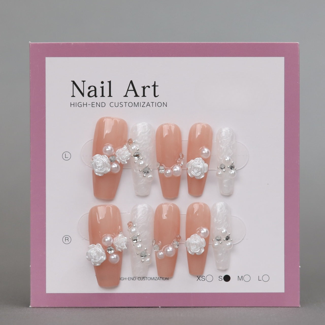 White Nail Wear Nail Art Reusable Press on Nails False Nails