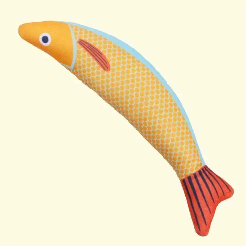 Cat toys catnip fish teeth grinding bite resistant
