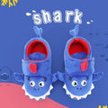 Cute Children's Home Plus Velvet Non-slip Bag Heel Slippers