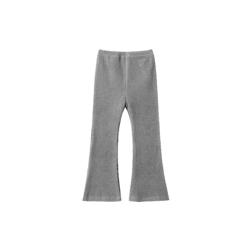 Versatile Casual And Stylish Solid-color Leggings For Little Girls