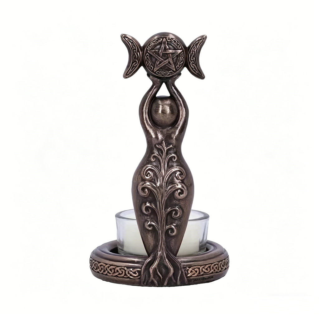 Statue candle holder aromatherapy resin handicraft ornament - EveryNest