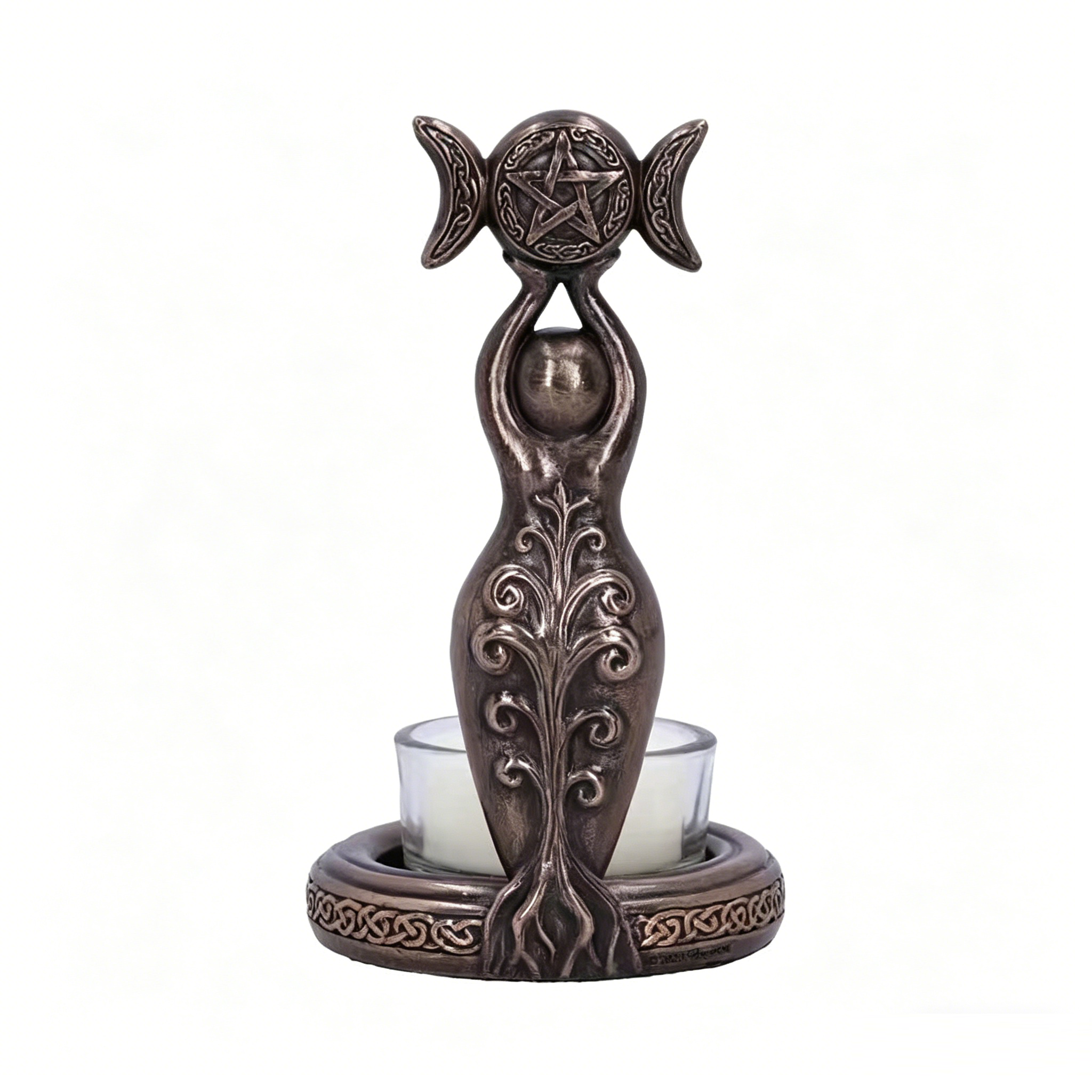 Statue candle holder aromatherapy resin handicraft ornament - EveryNest