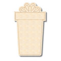 Unfinished Wood Etched Tall Birthday Gift Shape | Paint By Line Crafts | up to 30" DIY