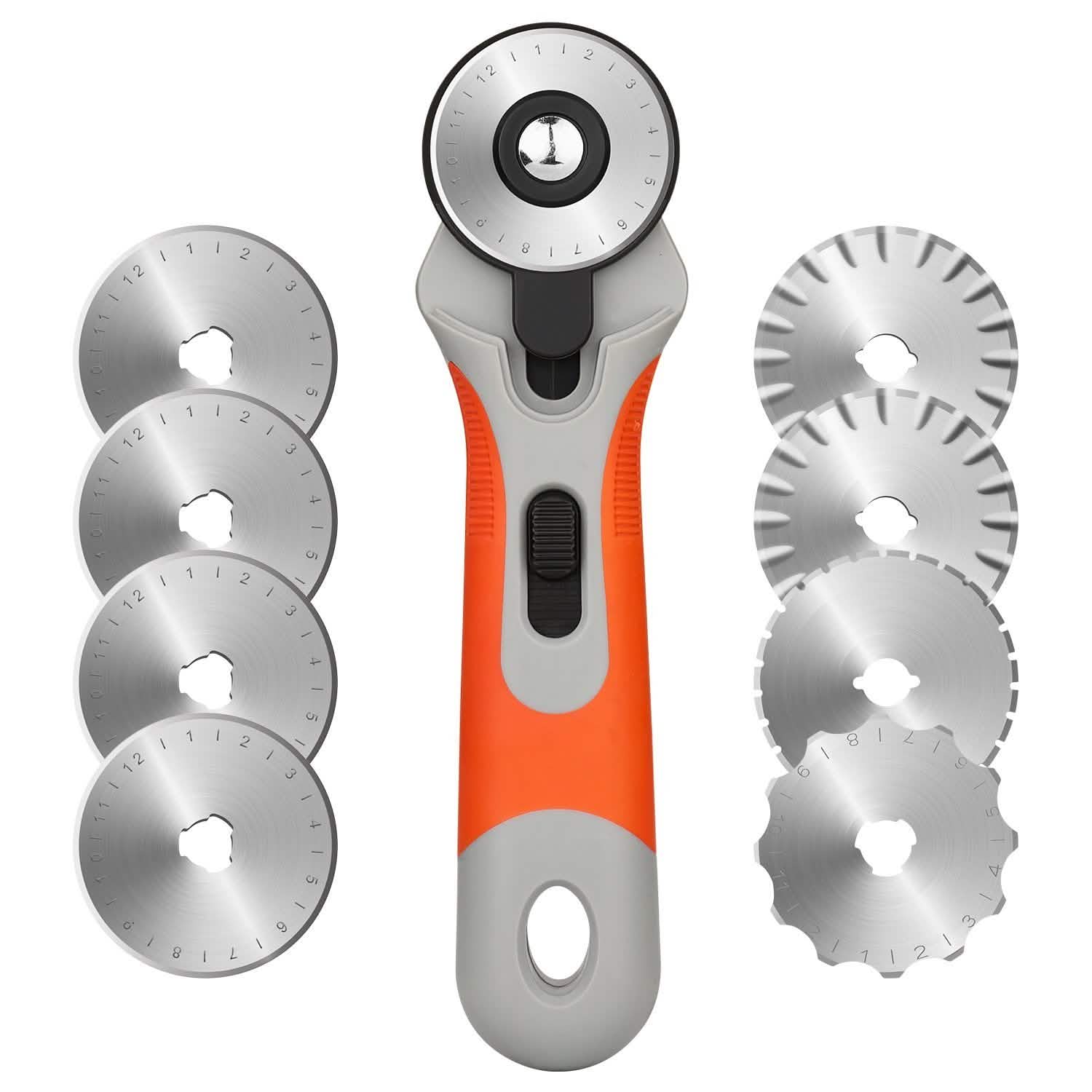 45mm Rotary Cutter Set with 8 Replacement Blades