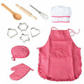 Children's apron cake cooking tools