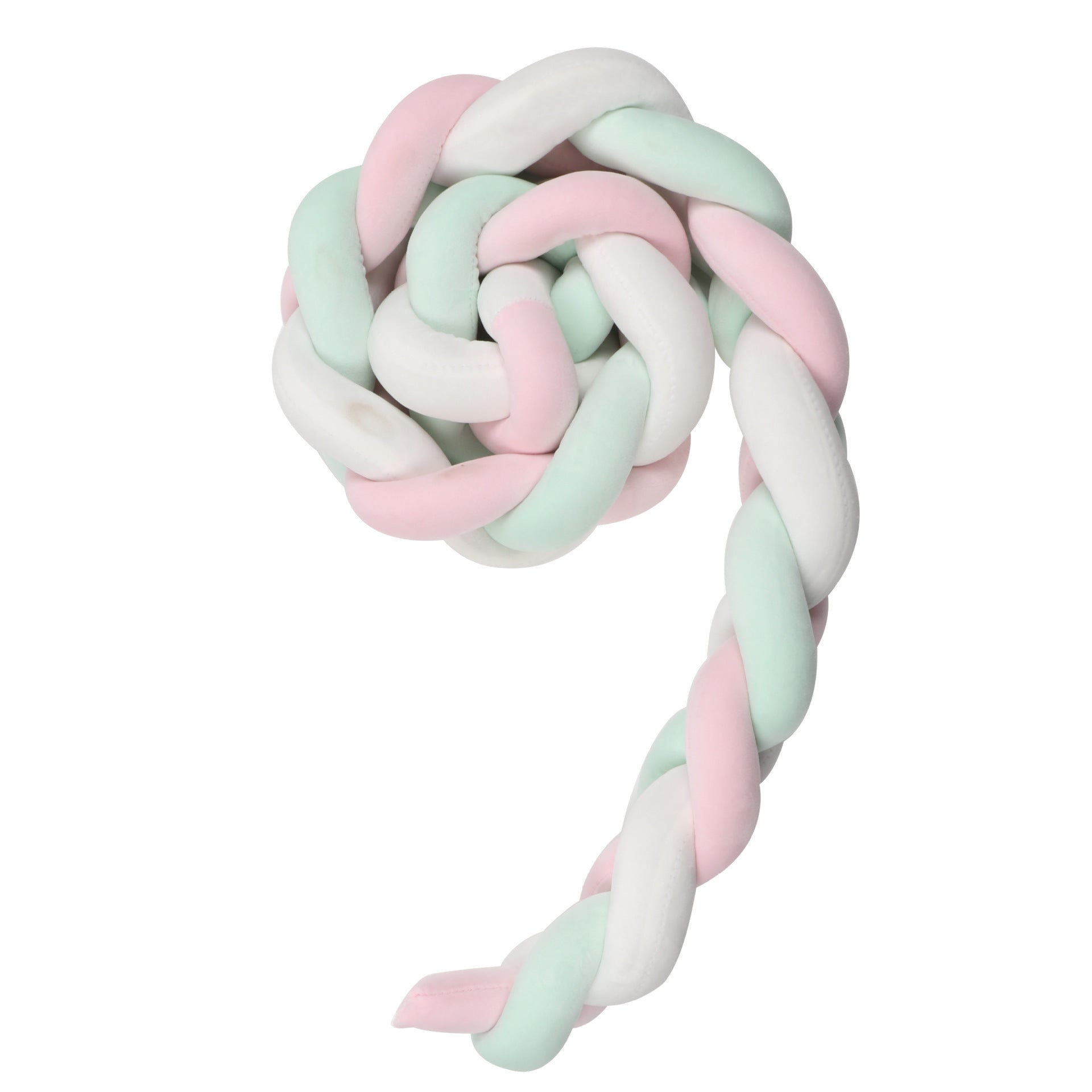 Knotted Long Pillow Three-strand Twist Spandex Bed Fence Baby