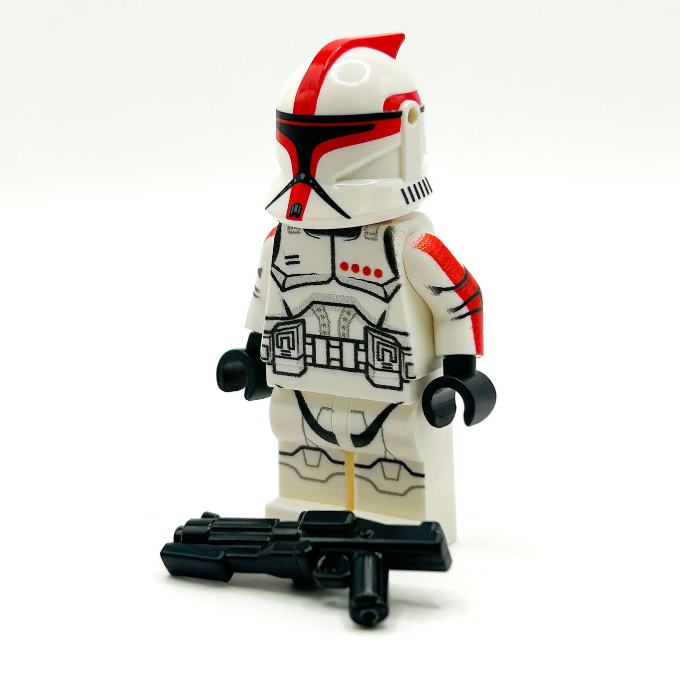 Commander Clone Trooper (Red, Phase 1) Minifig
