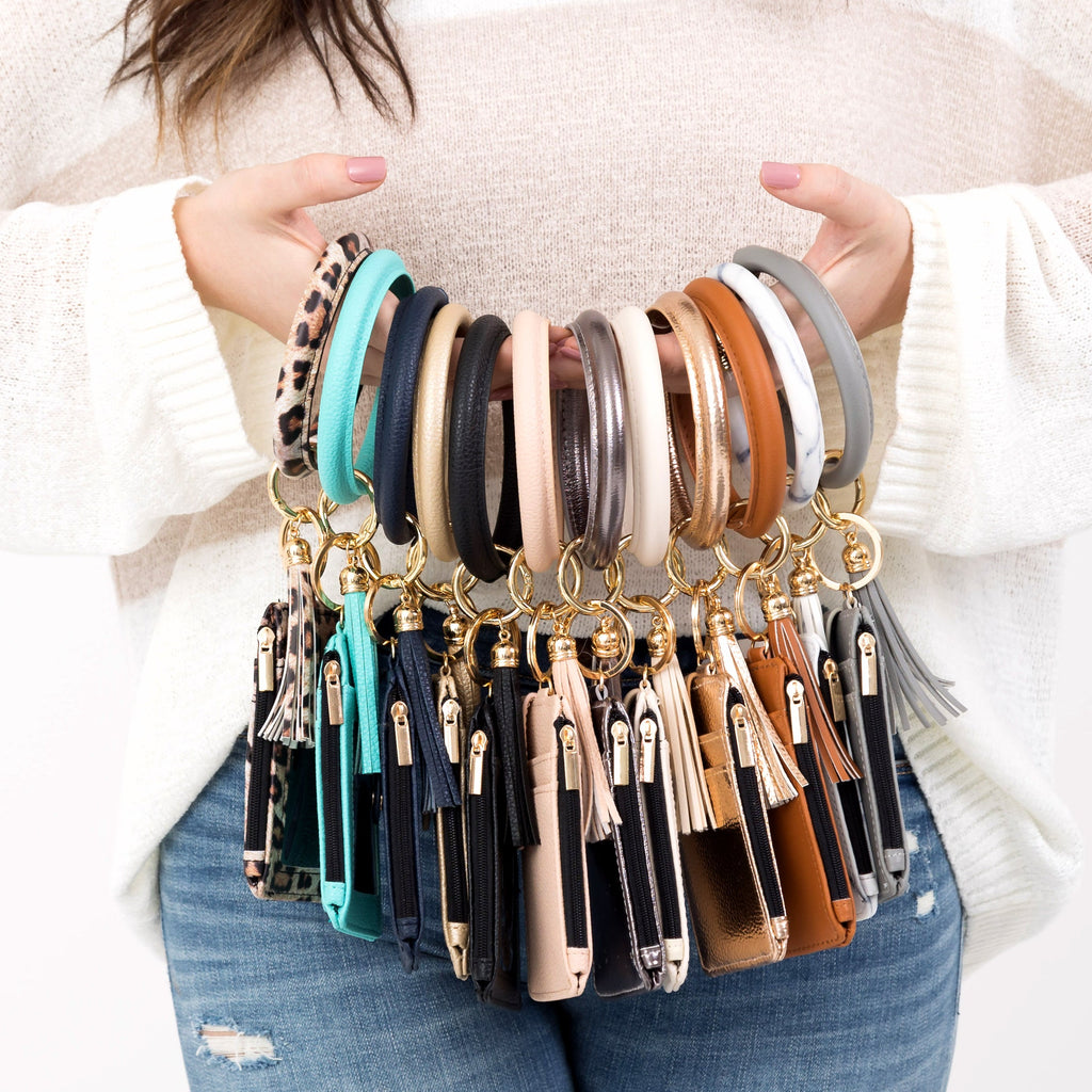 Key Ring ID Wallet Zip Bracelet - EveryNest