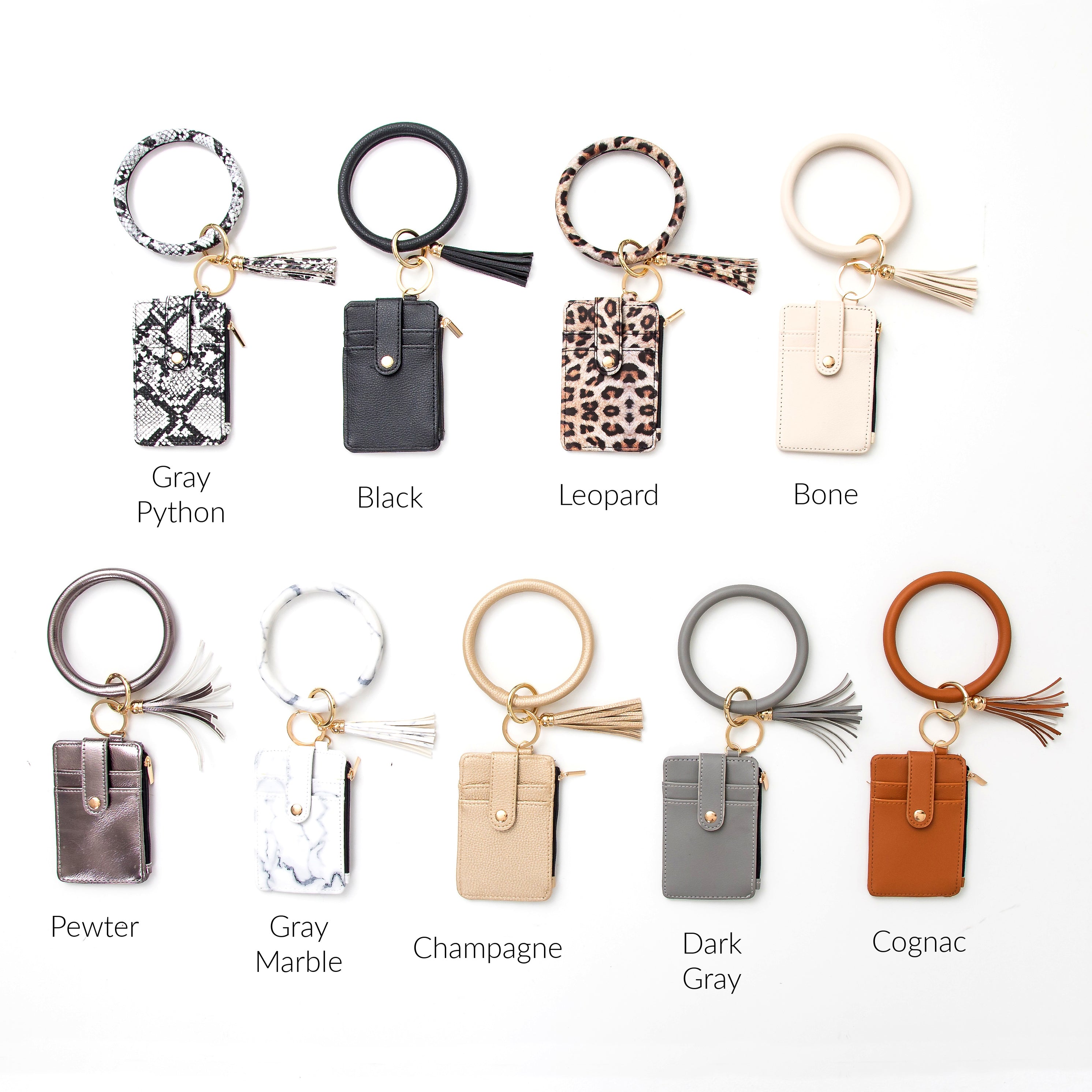 Key Ring ID Wallet Zip Bracelet - EveryNest