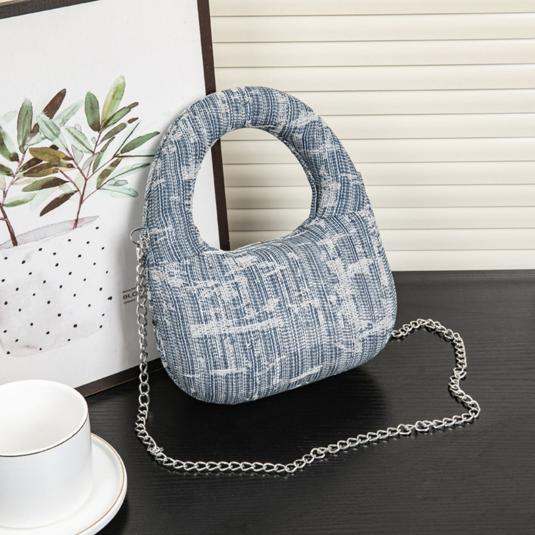 Women's Small Shoulder Bag, Versatile Magnetic Button Tote Evening Purse, Evening Bags for Women Formal
