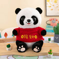 Cute Panda Plush Toy Wearing Clothes