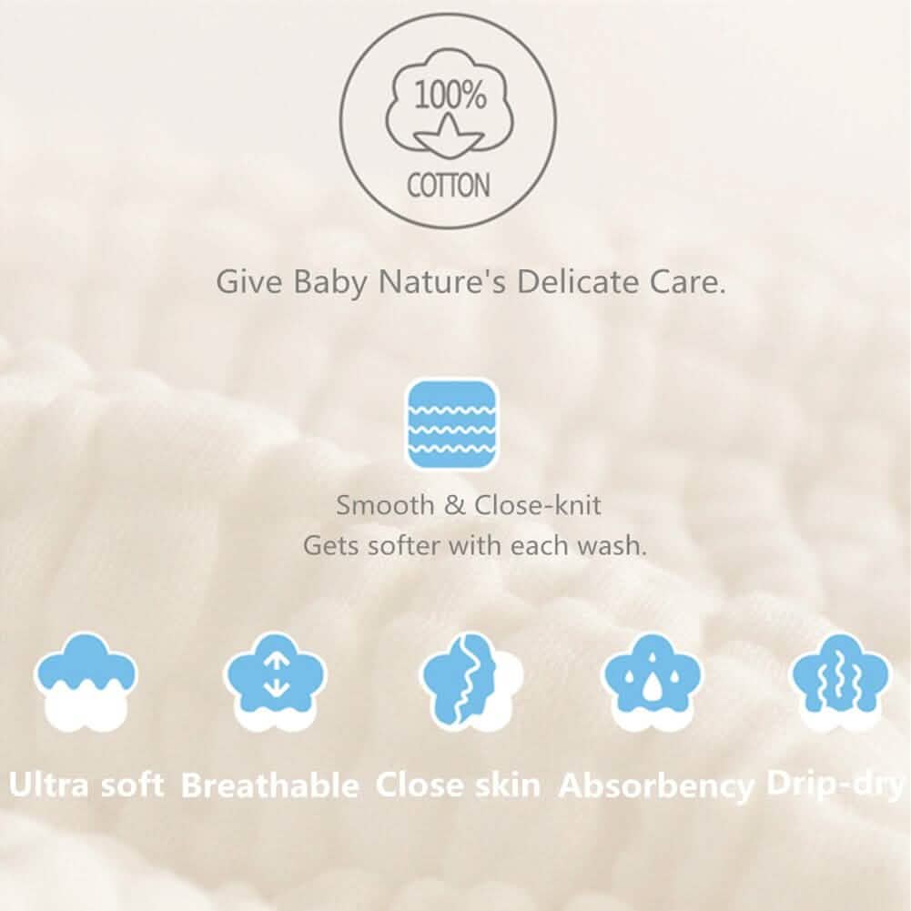 5-Pack: Baby Washcloths - EveryNest