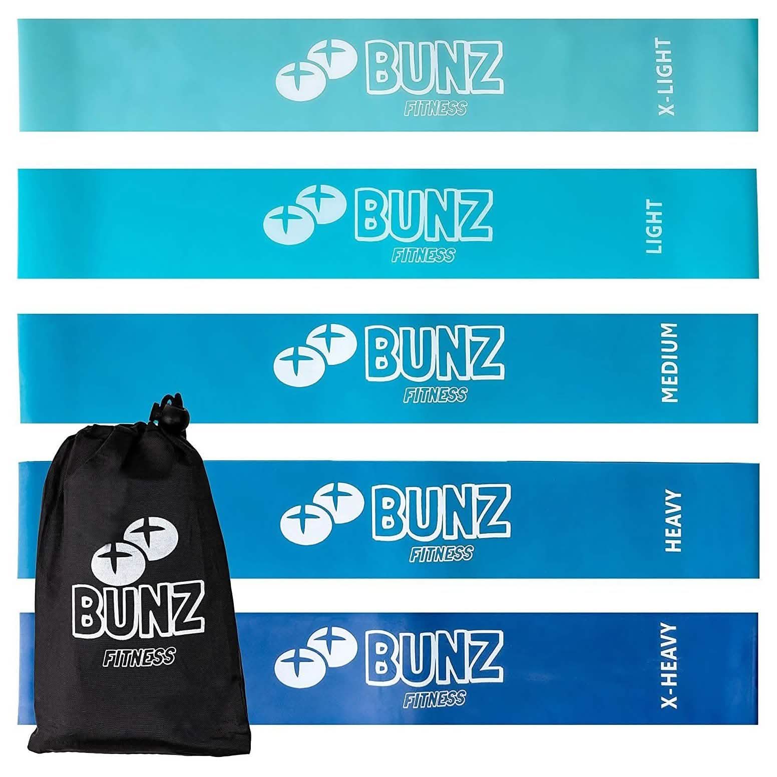 5-Pack: Bunz Fitness Booty Band