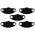 5-Pack: Men's & Women's Washable Reusable Stretch Fabric Seamless Face Mask