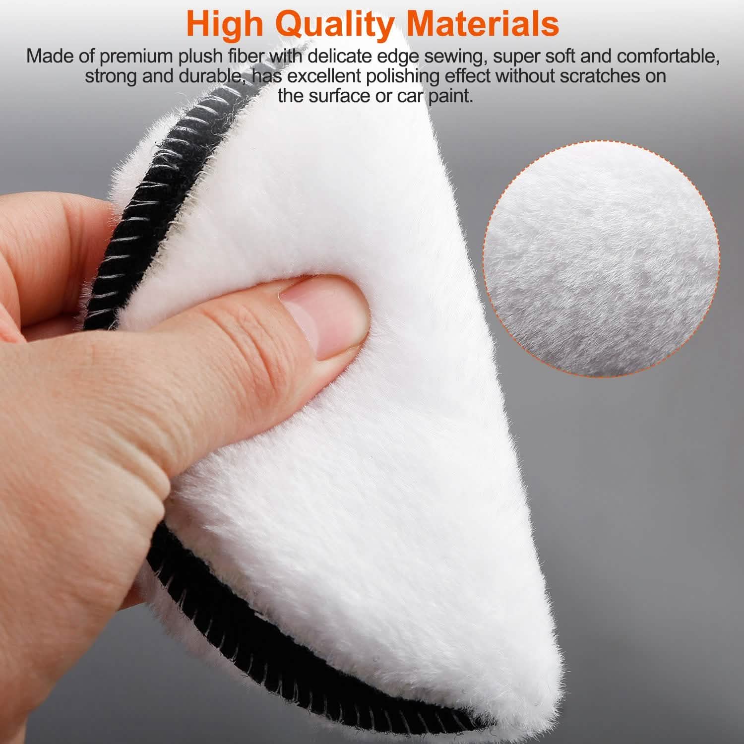 5-Piece: 6" Buffing Polishing Pads