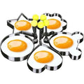 5-Pieces Set: Fried Egg Mold Pancake Rings Shaped