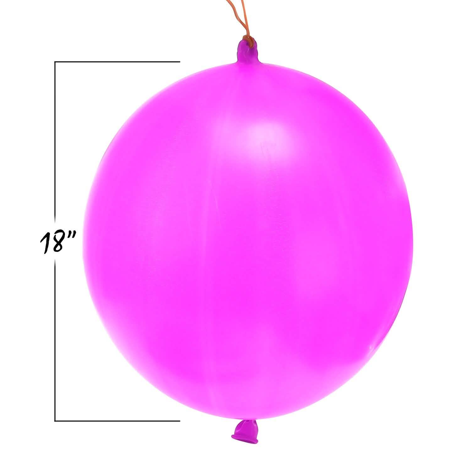 50-Pack: Jumbo Punching Ball Balloons for Parties