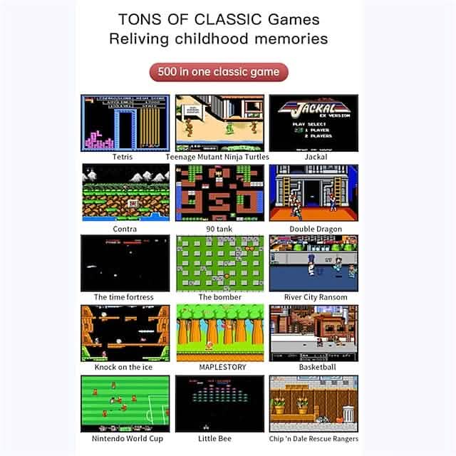 500 Games Mini Handheld Retro Portable Video Game Console