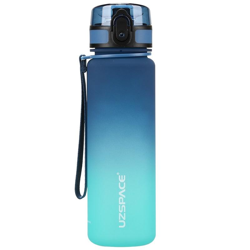500/1000ml Sport Water Bottle BPA Free With Bounce Lid Time Marker Leak-proof Frosted Plastic Cup for Outdoor Fitness Gym  Motivational Sports Water Bottle with Time Marker Leakproof Drinking Bottle for Fitness Gym Outdoor Cycling Running Hiking