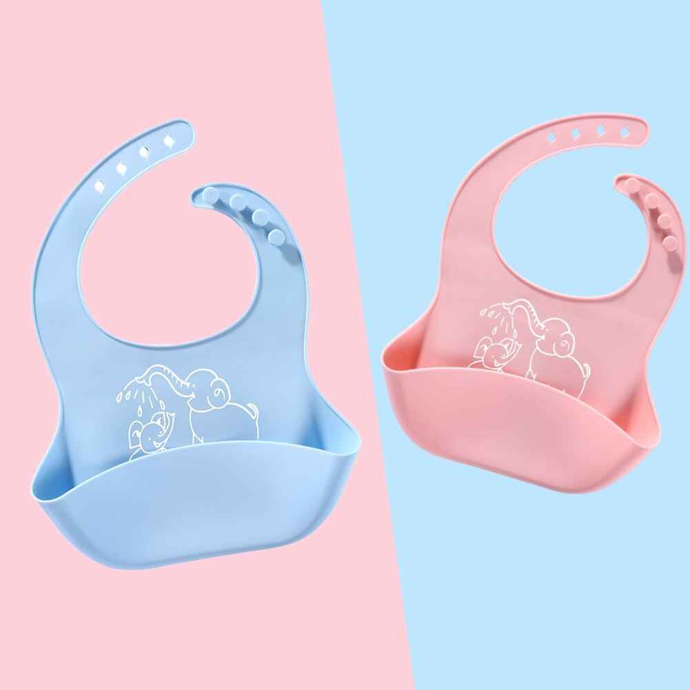 Baby food Bib baby meal silicone saliva bag