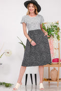 Side Slit Round Neck Sleeveless Midi Summer Dress For Women  – Versatile, Chic, and Timeless Wardrobe Staple with Side Slits and Sleeveless Design for Effortless Style