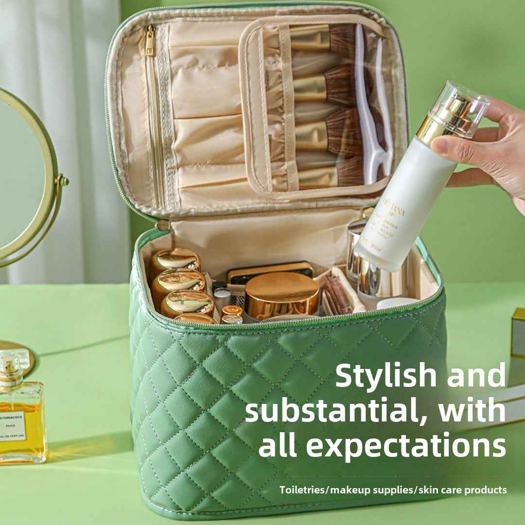 Cosmetic bag large capacity, travel portable cosmetic bag, waterproof multi-functional partition storage bag, large makeup bag,Travel makeup bag,Makeup bag organizers,