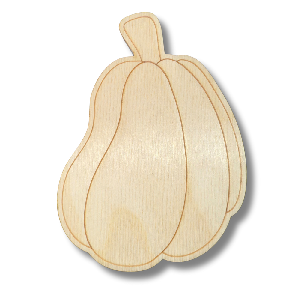 Unfinished Wood Etched Gourd Shape | Paint By Line Crafts | up to 30" DIY