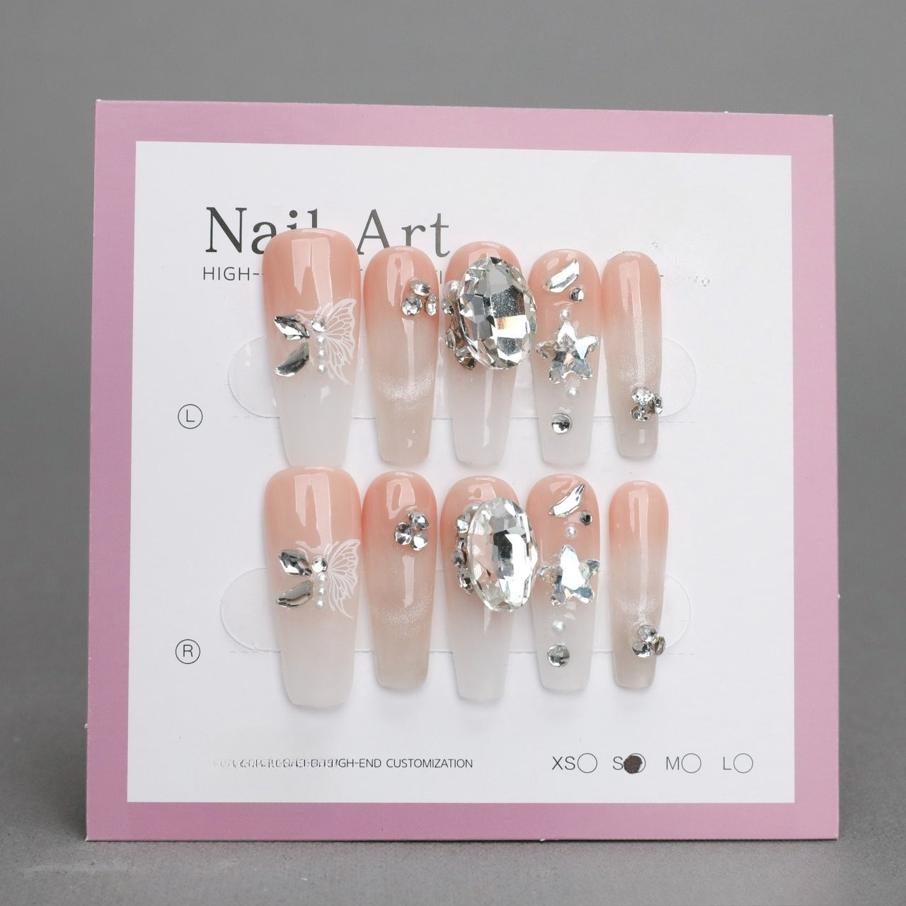 White Nail Wear Nail Art Reusable Press on Nails False Nails