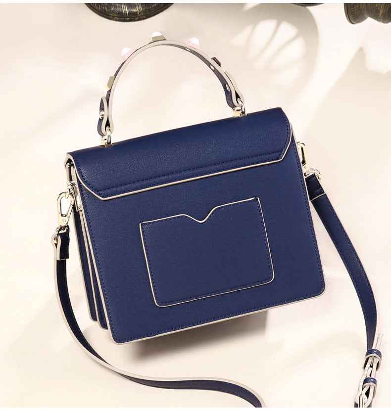 Genuine leather handbags portable fashion simple shoulder bag trendy all-match crossbody bag tote bag