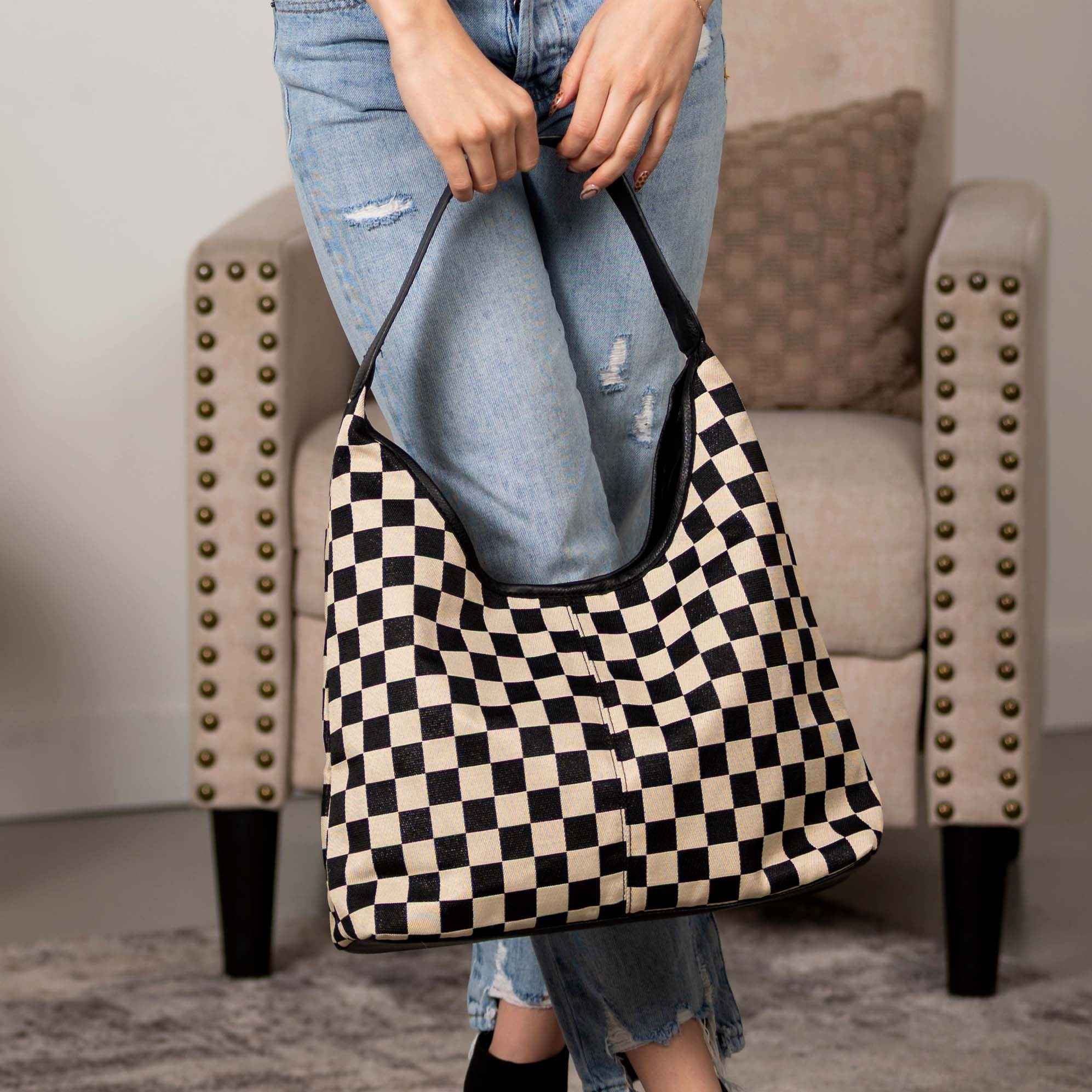 Celine Mixed Media Hobo Bag