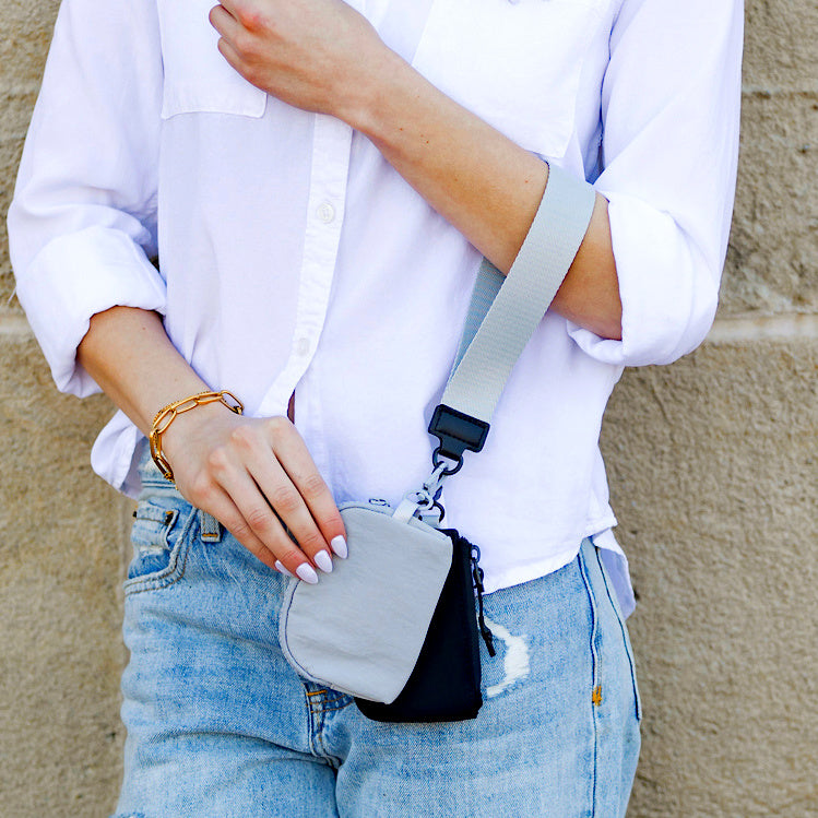 Clippable Dual Pouch Wristlet Wallet - EveryNest