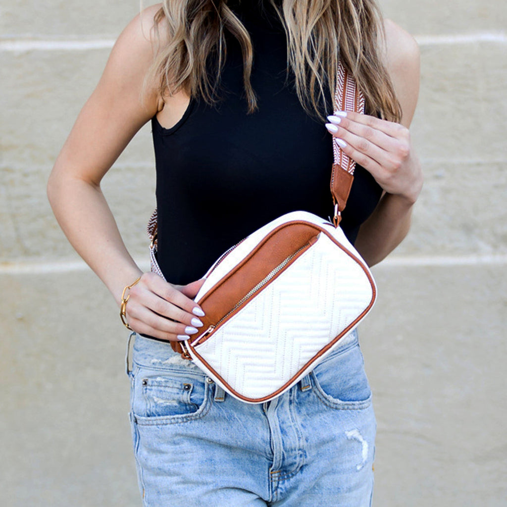 Everly Vegan Leather Camera Crossbody - EveryNest